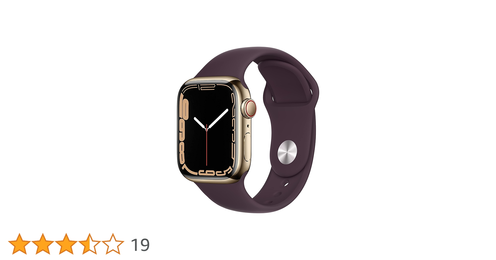 Apple Watch Series 7 (GPS + Cellular, 41mm) - Gold Stainless Steel